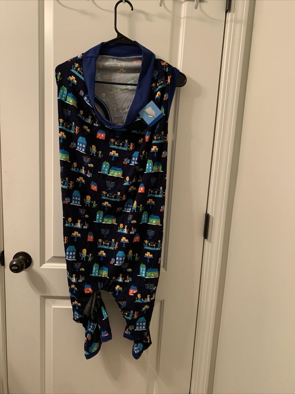 Wondershop Pet Dog Cat Print 1 Piece Pajamas Costume Holiday Christmas Size XXL